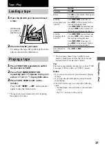 Preview for 37 page of Sony CHC-CL5MD Operating Instructions Manual