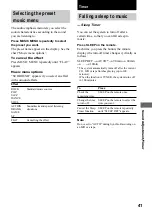 Preview for 41 page of Sony CHC-CL5MD Operating Instructions Manual