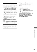 Preview for 51 page of Sony CHC-CL5MD Operating Instructions Manual