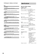 Preview for 54 page of Sony CHC-CL5MD Operating Instructions Manual