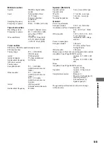 Preview for 55 page of Sony CHC-CL5MD Operating Instructions Manual