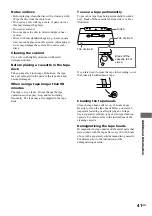 Предварительный просмотр 41 страницы Sony CHC-CV40 Operating Instructions Manual