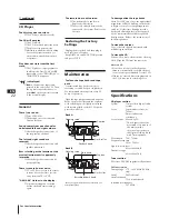 Предварительный просмотр 22 страницы Sony CHC-P33D Operating Instructions Manual