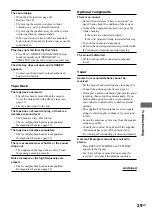 Preview for 29 page of Sony CHC-TB20 Operating Instructions Manual