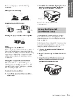 Preview for 7 page of Sony Cineza VPL-HS2 Operating Instructions Manual