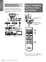 Preview for 12 page of Sony Cineza VPL-HS2 Operating Instructions Manual