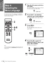 Preview for 16 page of Sony Cineza VPL-HS2 Operating Instructions Manual