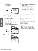 Preview for 24 page of Sony Cineza VPL-HS2 Operating Instructions Manual