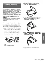 Preview for 31 page of Sony Cineza VPL-HS2 Operating Instructions Manual