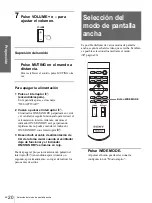 Preview for 106 page of Sony Cineza VPL-HS2 Operating Instructions Manual