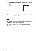 Предварительный просмотр 12 страницы Sony Cineza VPL-HS60 Operating Instructions Manual