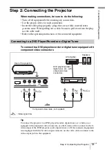 Предварительный просмотр 13 страницы Sony Cineza VPL-HS60 Operating Instructions Manual