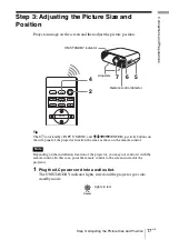 Предварительный просмотр 17 страницы Sony Cineza VPL-HS60 Operating Instructions Manual