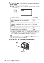 Предварительный просмотр 24 страницы Sony Cineza VPL-HS60 Operating Instructions Manual