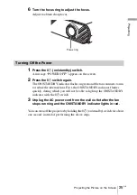 Предварительный просмотр 25 страницы Sony Cineza VPL-HS60 Operating Instructions Manual