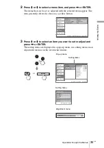 Предварительный просмотр 35 страницы Sony Cineza VPL-HS60 Operating Instructions Manual