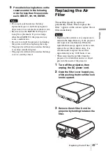 Предварительный просмотр 49 страницы Sony Cineza VPL-HS60 Operating Instructions Manual