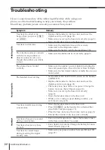 Preview for 24 page of Sony ClearScan25 SPP-M100 Operating Instructions Manual