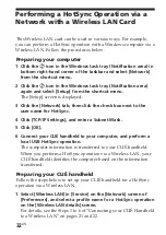 Preview for 32 page of Sony Clie Gear PEGA-WL110 Operating Instructions Manual