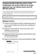 Preview for 61 page of Sony Clie Gear PEGA-WL110 Operating Instructions Manual