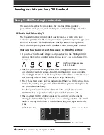 Preview for 15 page of Sony CLIE PEG-NR70U, CLIE PEG-NR70 Operating Instructions Manual