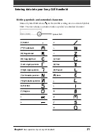 Preview for 21 page of Sony CLIE PEG-NR70U, CLIE PEG-NR70 Operating Instructions Manual