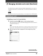 Preview for 33 page of Sony CLIE PEG-NR70U, CLIE PEG-NR70 Operating Instructions Manual