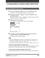 Preview for 55 page of Sony CLIE PEG-NR70U, CLIE PEG-NR70 Operating Instructions Manual