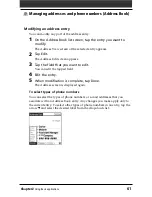 Preview for 61 page of Sony CLIE PEG-NR70U, CLIE PEG-NR70 Operating Instructions Manual