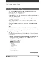 Preview for 96 page of Sony CLIE PEG-NR70U, CLIE PEG-NR70 Operating Instructions Manual