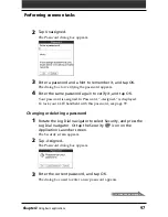 Preview for 97 page of Sony CLIE PEG-NR70U, CLIE PEG-NR70 Operating Instructions Manual