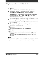 Preview for 197 page of Sony CLIE PEG-NR70U, CLIE PEG-NR70 Operating Instructions Manual