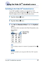 Предварительный просмотр 27 страницы Sony CLIE PEG-NZ90 Handbook