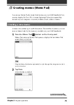 Preview for 71 page of Sony CLIE PEG-S360 Operating Instructions Manual