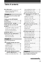 Preview for 2 page of Sony CLIE PEG-SJ10 Operating Instructions Manual