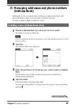 Preview for 47 page of Sony CLIE PEG-T665C Operating Instructions Manual