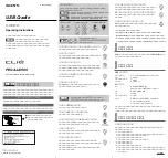 Sony CLIE PEGA-UC500 Operating Instructions preview