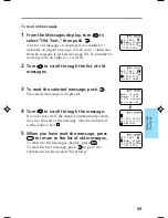 Предварительный просмотр 69 страницы Sony CM-S1100 Operating Instructions Manual