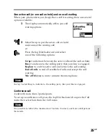 Preview for 25 page of Sony CMD-MZ5 User Manual