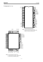 Предварительный просмотр 3 страницы Sony CMOS CXP854P60 Specification