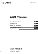 Sony CMR-PC1 USB Operating Instructions Manual preview