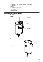 Предварительный просмотр 5 страницы Sony CMR-PC1 USB Operating Instructions Manual