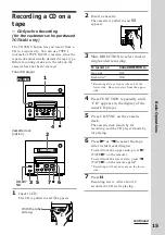 Предварительный просмотр 16 страницы Sony CMT-101 Operating Instructions Manual