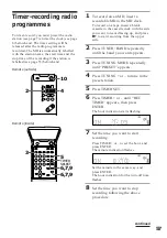 Предварительный просмотр 58 страницы Sony CMT-101 Operating Instructions Manual