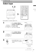 Preview for 37 page of Sony CMT-AH10 Instruction Manual & Warranty