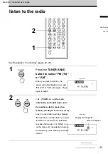 Предварительный просмотр 43 страницы Sony CMT-AH10 Instruction Manual & Warranty