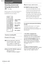 Предварительный просмотр 66 страницы Sony CMT-AH10 Instruction Manual & Warranty