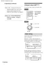 Предварительный просмотр 76 страницы Sony CMT-AH10 Instruction Manual & Warranty