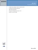 Предварительный просмотр 1 страницы Sony CMT-BX1 Specifications