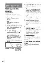 Preview for 18 page of Sony CMT-BX3 Operating Instructions Manual